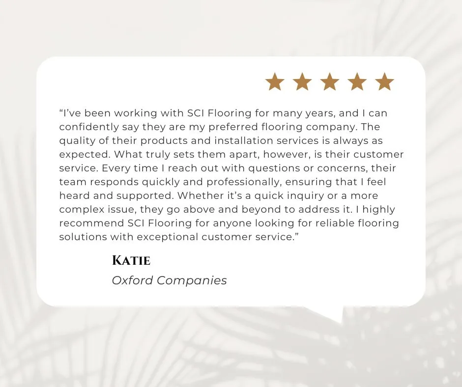 Review | SCI Floor Covering