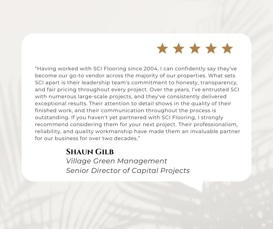 Review | SCI Floor Covering