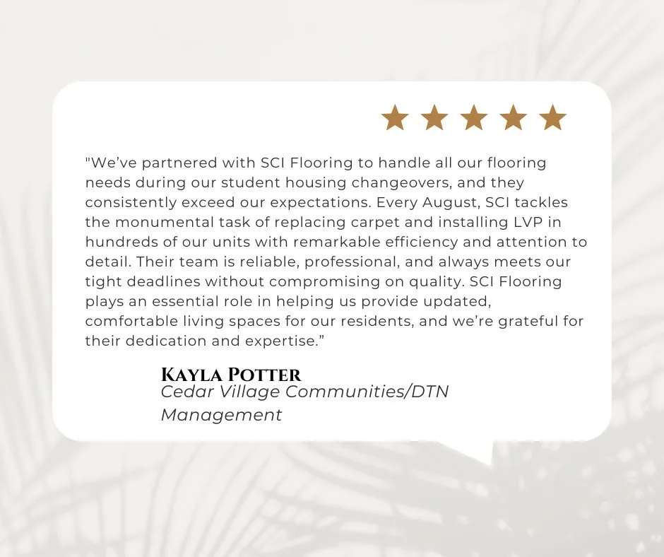 Review | SCI Floor Covering