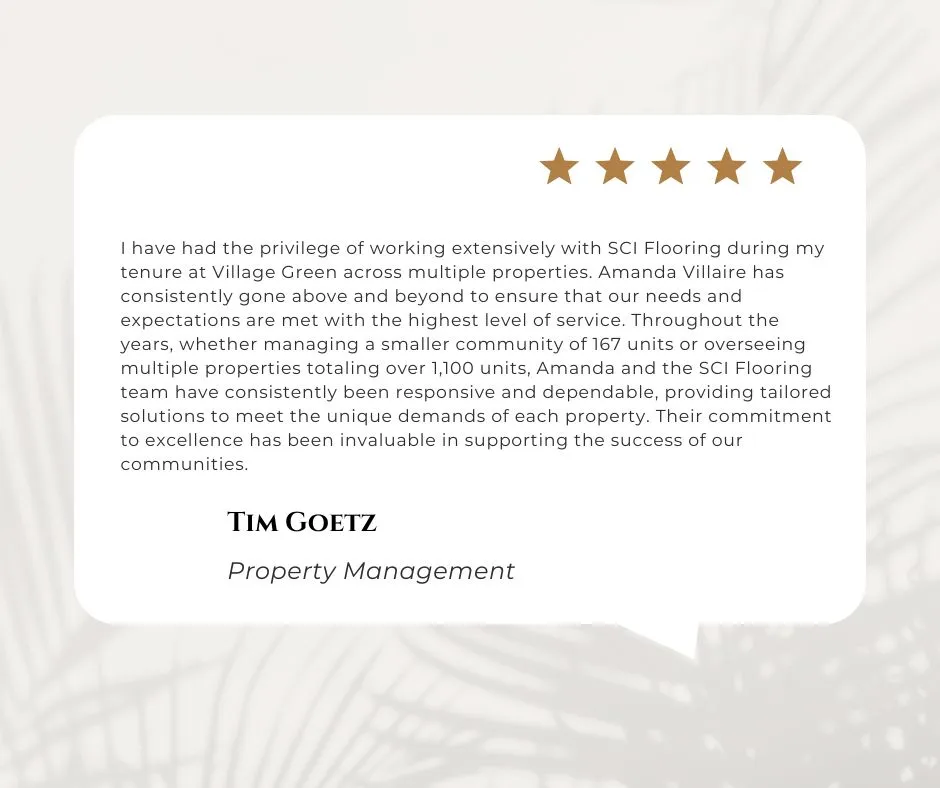 Review | SCI Floor Covering